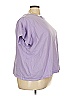 Woman Within 100% Cotton Purple Short Sleeve T-Shirt Size 26 (petite) - photo 4