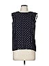 Ann Taylor 100% Polyester Blue Sleeveless T-Shirt Size M - photo 1