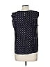 Ann Taylor 100% Polyester Blue Sleeveless T-Shirt Size M - photo 2