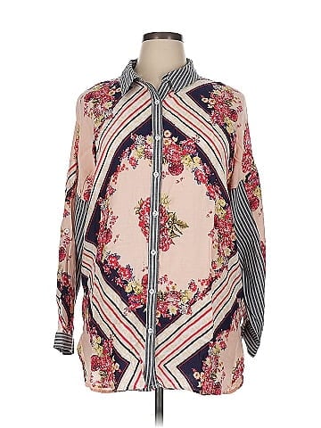 Suzanne Betro Long Sleeve Button-Down Shirt (view 1)