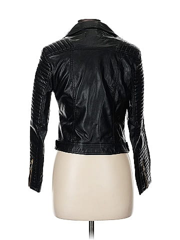 GRAFFITI Faux Leather Jacket (view 2)