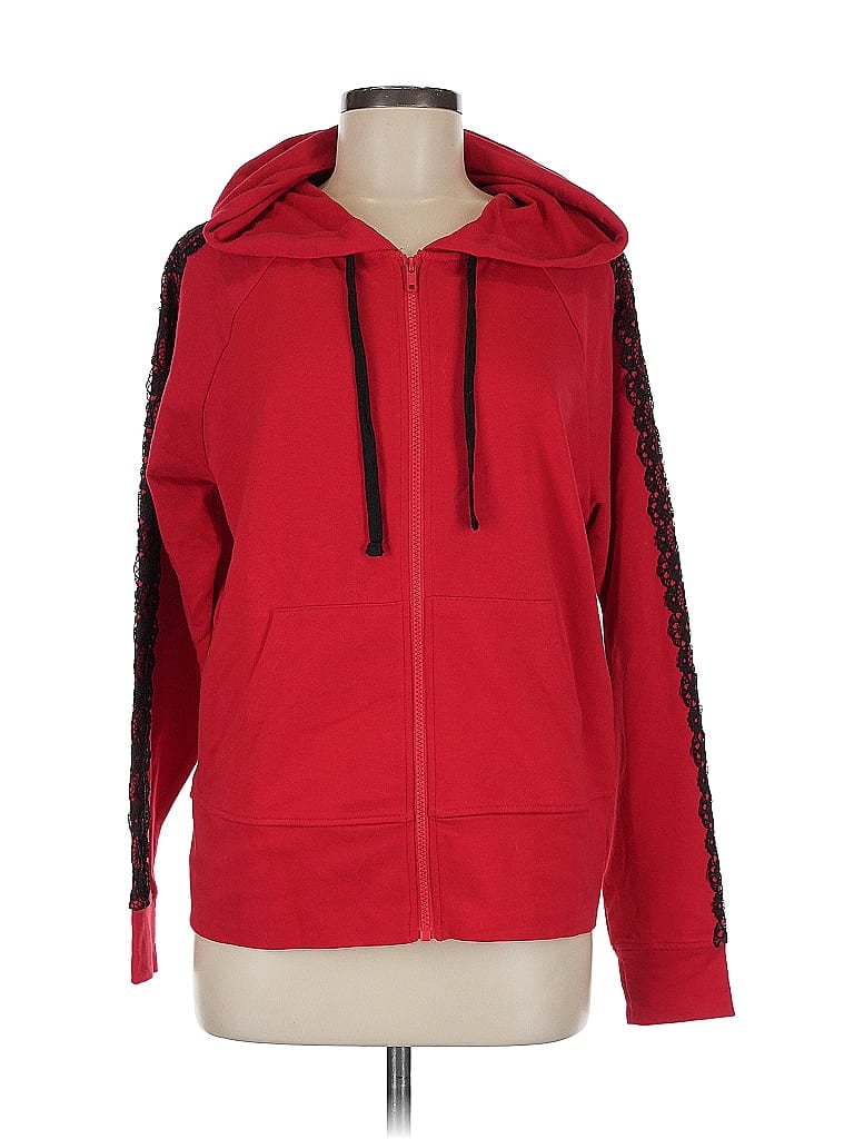 Soho Red Zip Up Hoodie Size M - photo 1