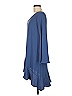 Everly 100% Polyester Solid Blue Cocktail Dress Size M - photo 5
