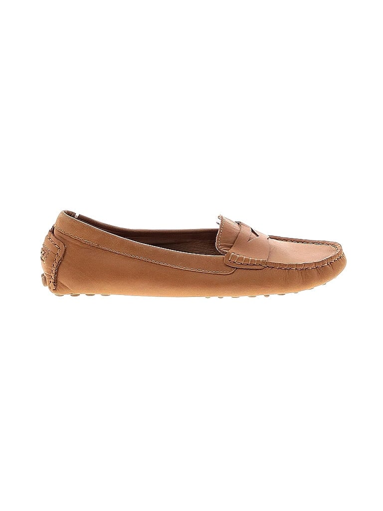 Barneys New York Tan Brown Flats Size EU 38 - photo 1