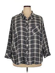 Catherines 3/4 Sleeve Button Down Shirt