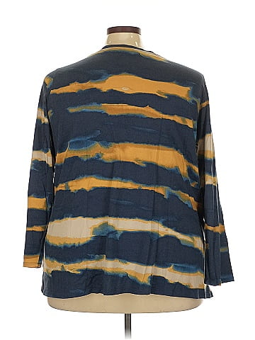 LOGO by Lori Goldstein 3/4 Sleeve Top (view 2)