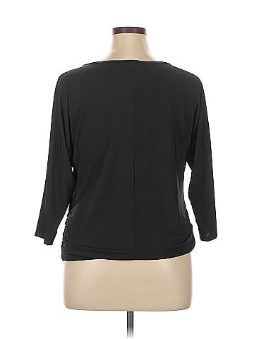 Espresso 3/4 Sleeve Top (view 2)