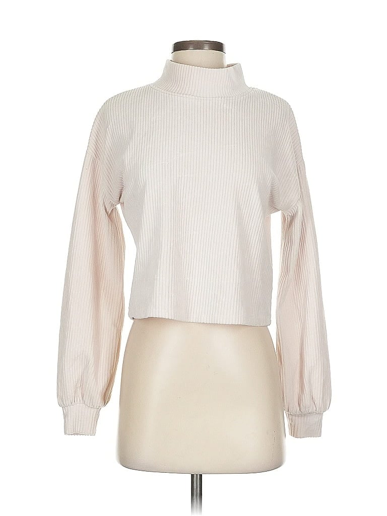Pre-owned Altar'd State Turtleneck Sweater In White