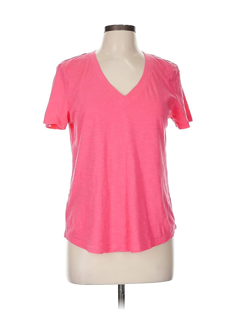 Ann Taylor LOFT 100% Cotton Pink Active T-Shirt Size M - photo 1