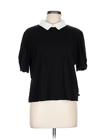 Karl Lagerfeld Paris Short Sleeve Top (view 1)