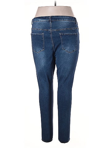 Sandpiper Solid Blue Jeans Size 18