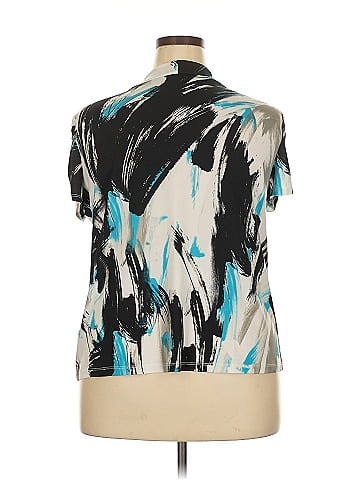 Tahari by ASL Short Sleeve Blouse (view 2)