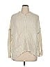 Johnny Was 100% Cupro Rayon Ivory Long Sleeve Blouse Size XL - photo 1