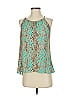Veronica M. 100% Polyester Teal Sleeveless Blouse Size XS - photo 1