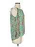 Veronica M. 100% Polyester Teal Sleeveless Blouse Size XS - photo 4