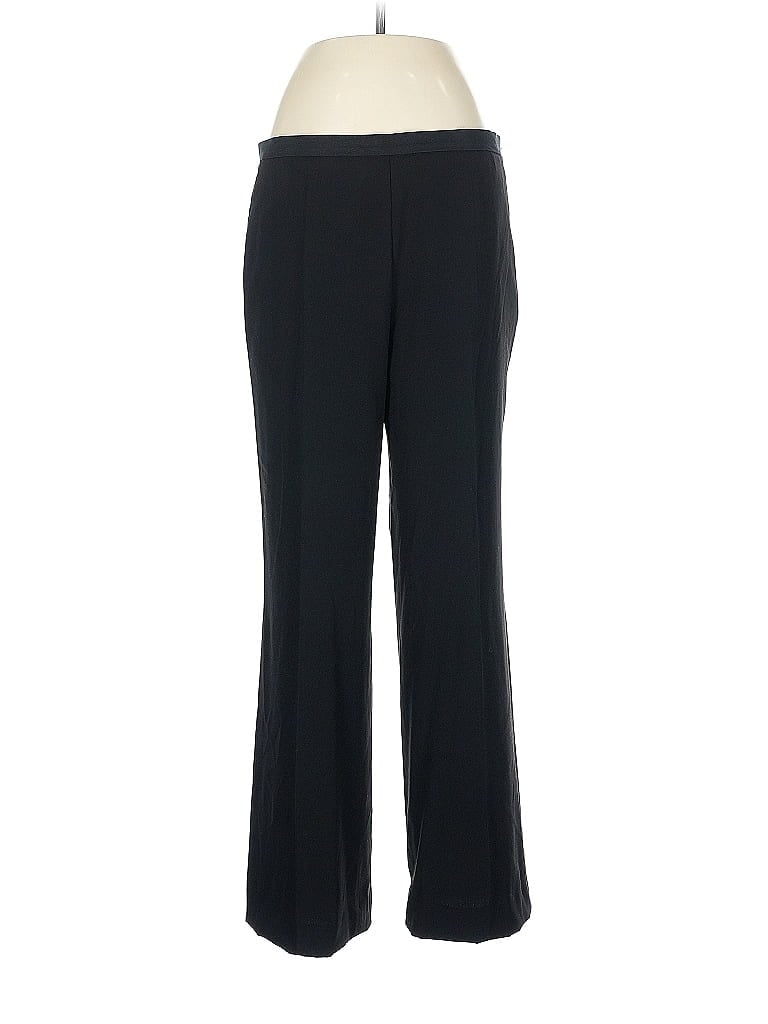 Giorgio Armani 100% Virgin Wool Solid Black Wool Pants Size EU (IT) 44 / US 8 - photo 1