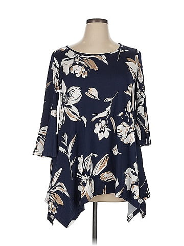 White Mark 3/4 Sleeve Blouse (view 1)