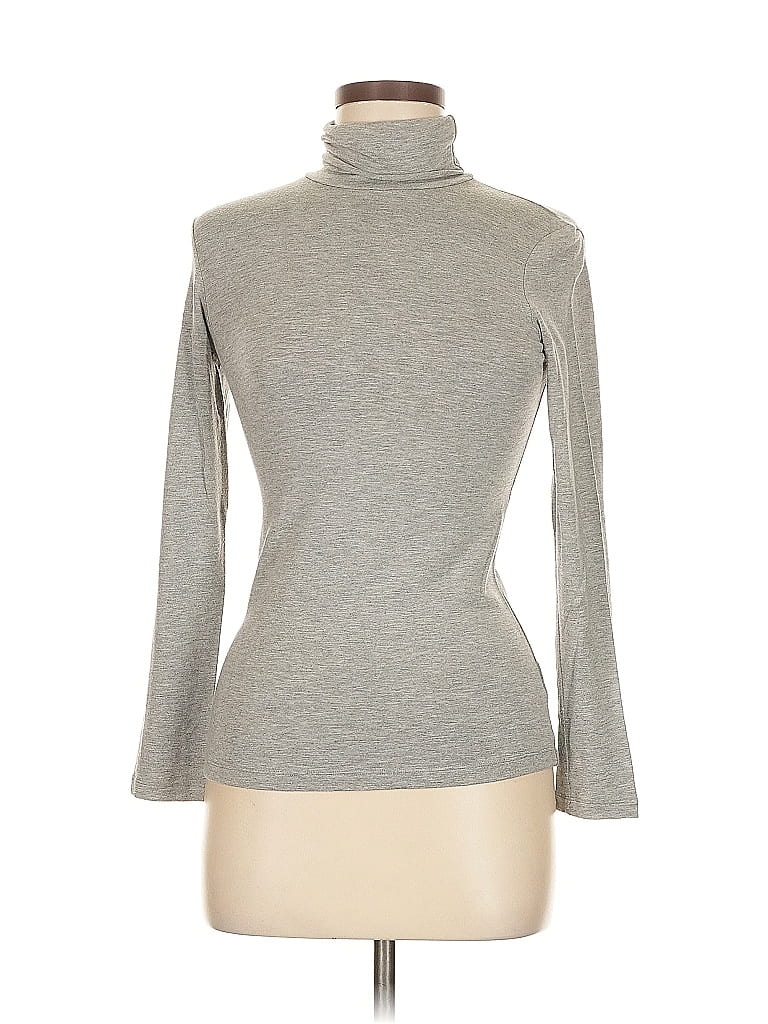 Les Copains Gray Long Sleeve Turtleneck Size EU 38 / US 8 - photo 1