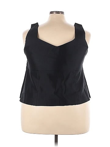 Sutton Studio Sleeveless Silk Top (view 2)