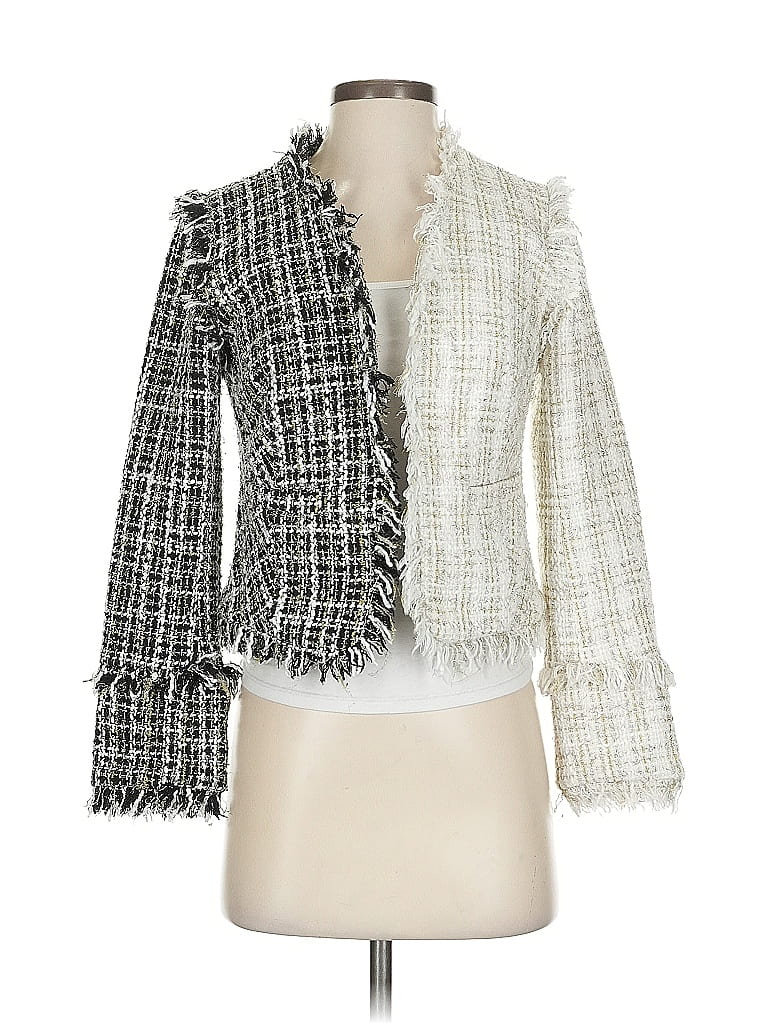 Pre-owned Aqua Blazer Jacket In White