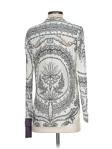 Hale Bob Long Sleeve Silk Top (view 2)