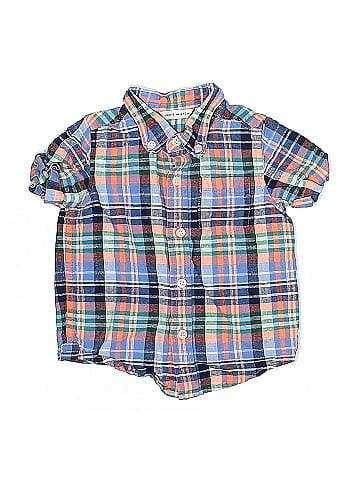 Janie and Jack Short Sleeve Button-Down Shirt (view 1)