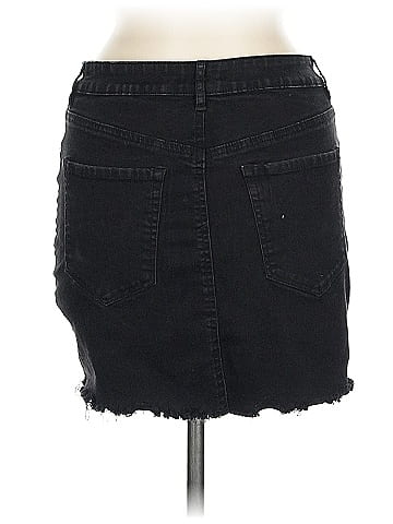 Garage Denim Skirt (view 2)