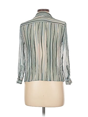 August Silk Long Sleeve Silk Top (view 2)