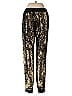 BCBGMAXAZRIA 100% Silk Metallic Gold Silk Pants Size XS - photo 2