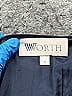 Worth Chevron-herringbone Blue Formal Skirt Size 4 - photo 4