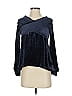 Ramy Brook Blue Long Sleeve Blouse Size S - photo 1