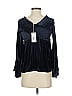 Ramy Brook Blue Long Sleeve Blouse Size S - photo 2