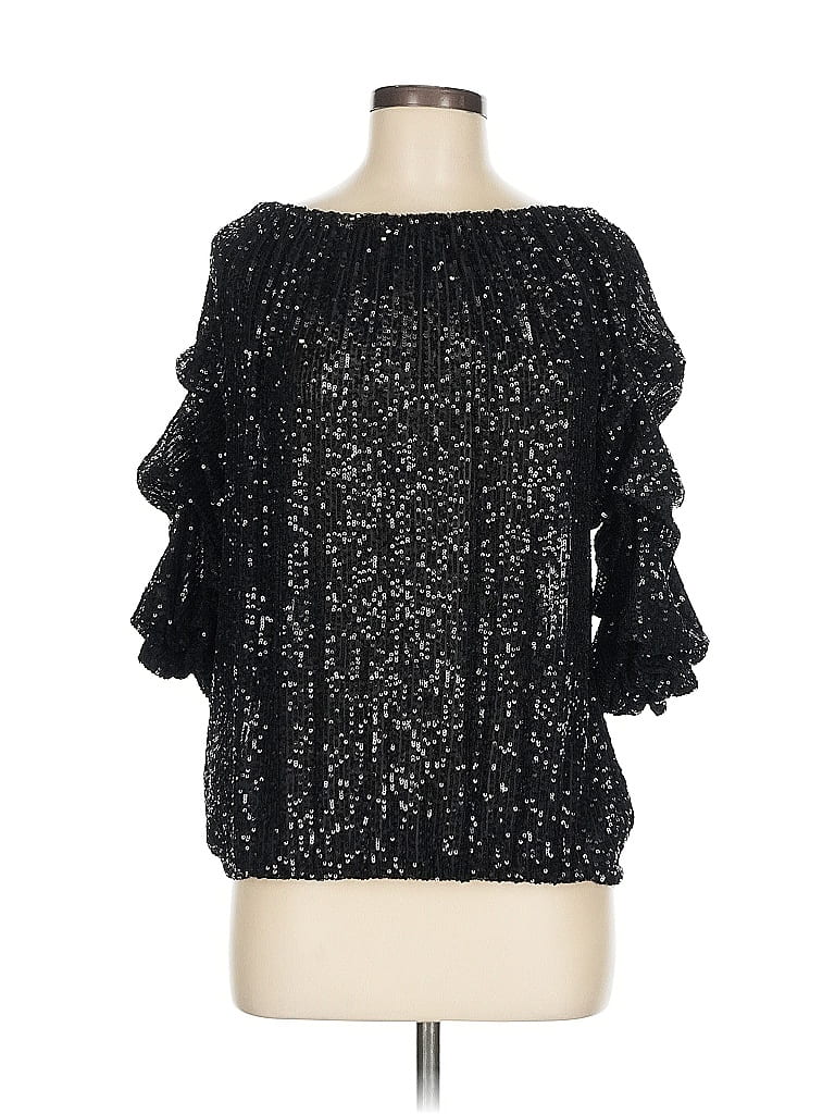 Click to view more detailed imagery on our partner's website Pre-owned Cece 3/4 Sleeve Blouse In Black