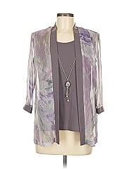 R&M Richards 3/4 Sleeve Blouse