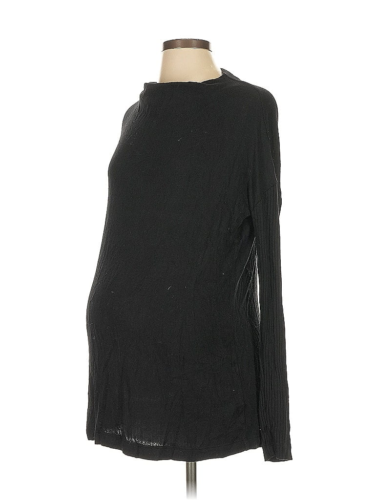 A Pea in the Pod Black Long Sleeve Top Size S - photo 1