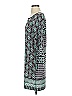 Hale Bob Print Teal Casual Dress Size S - photo 5