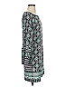 Hale Bob Print Teal Casual Dress Size S - photo 4
