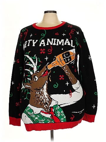 Ugly Christmas Sweater Pullover Sweater (view 1)