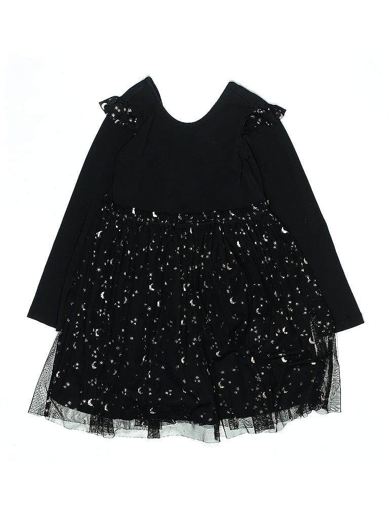 Hanna Andersson Stars Black Dress Size 5 - photo 1