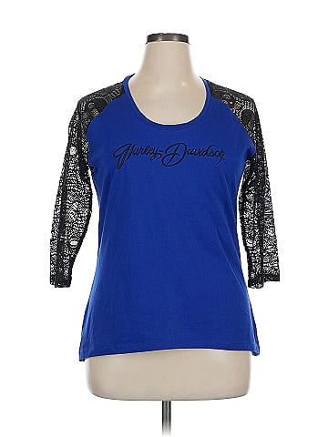 Harley Davidson 3/4 Sleeve Top (view 1)
