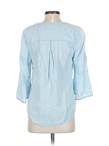 Chico's 3/4 Sleeve Button-Down Shirt (view 2)