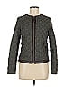 For Cynthia 100% Polyester Tweed Gray Brown Blazer Size M - photo 1