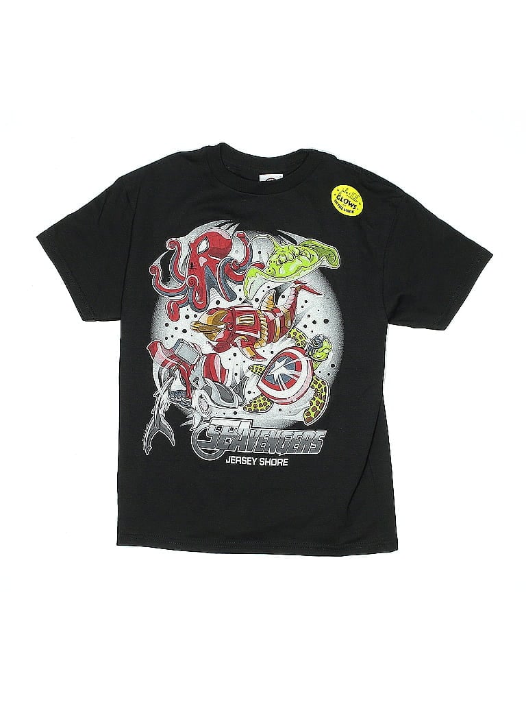 Delta Pro Weight 100% Polyester Black Short Sleeve T-Shirt Size S (youth) - photo 1