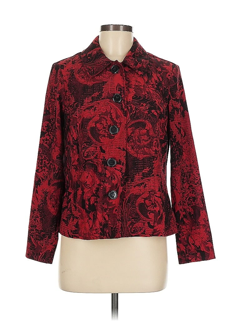 Click to view more detailed imagery on our partner's website Pre-owned Kim Rogers Blazer Jacket In Red