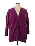 Terra & Sky Purple Cardigan Size 1X - photo 1