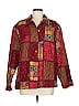TanJay Red Artistic Red Patchwork Jacket by Tanjay Size M - photo 1