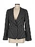 Armani Collezioni Stripes Gray Wool Blazer Size EU (IT) 44 / US 8 - photo 1