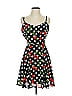 Everly 100% Polyester Polka Dots Black Cocktail Dress Size S - photo 1