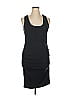 Venus Solid Black Cocktail Dress Size XL - photo 1
