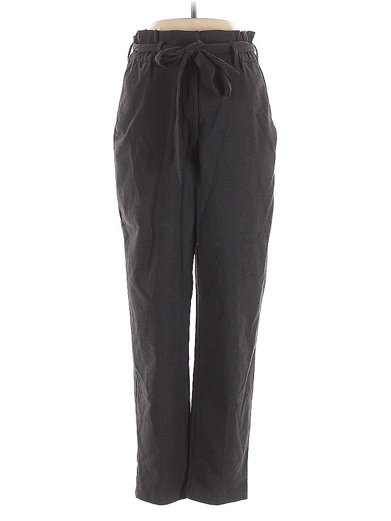 Pre-owned H&m Casual Pants In Gray